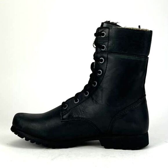New Caterpillar CAT Women 7.5 US/EU 38.5 Winter Alexi Combat Black Ankle Boots - Picture 6 of 10